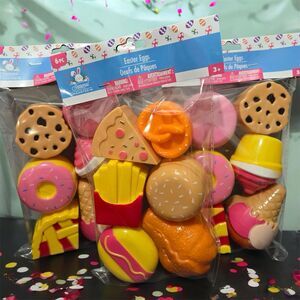 18  Fast Food & Dessert - Novelty Plastic Treat Containers - Party Favors